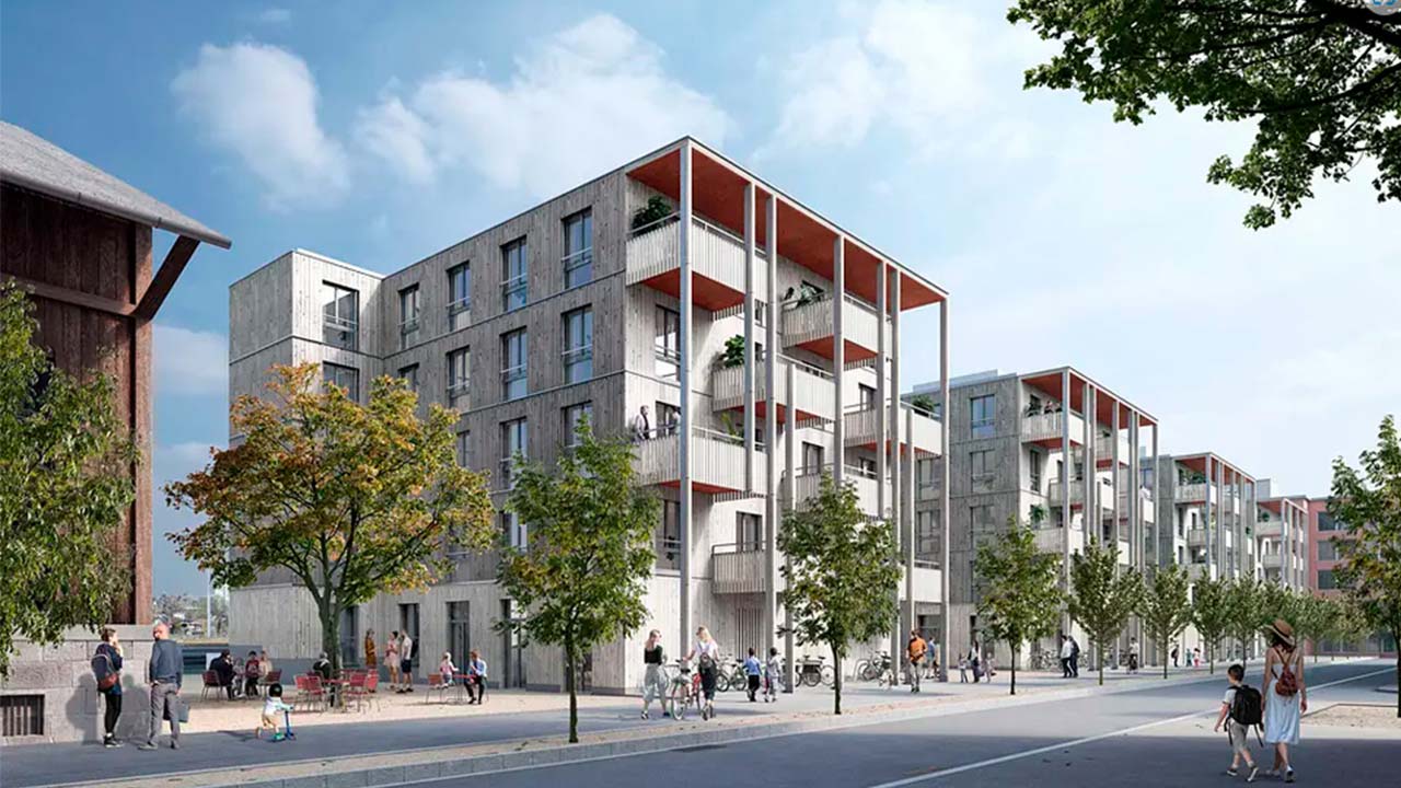Strassenansicht Wohngebäude 3Johann