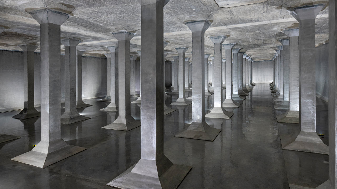 Sanierte Trinkwasserkammer im Reservoir Herrenweg, Allschwil