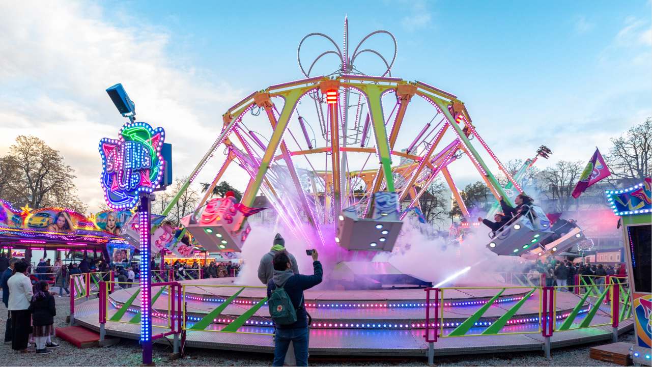 Bild der Bahn Swing up auf der Rosentalanlage.