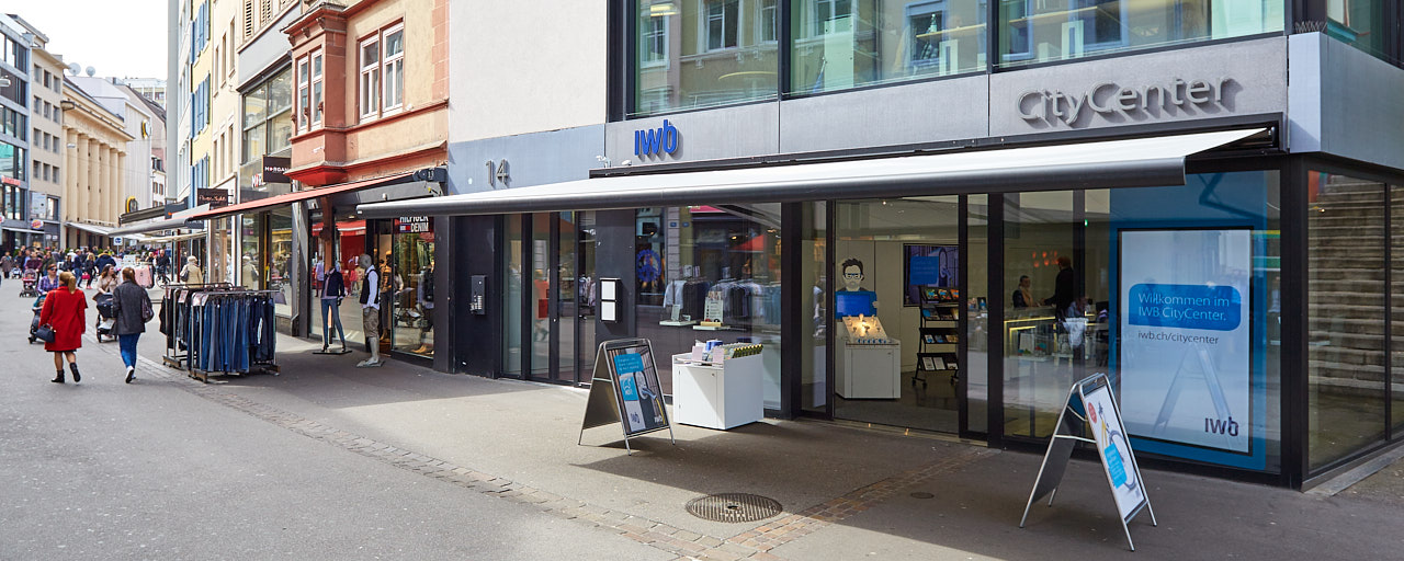 IWB CityCenter in der Steinenvorstadt
